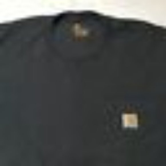 Carhartt Work Shirt Mens 2XL Tall Relaxed Fit Force Blue Pocket Tee Short Sleeve - Picture 10 of 10